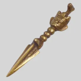 Phurba tibétain authentique Guru Rinpoché 11,5 cm - Phurba tibétain, dague magique