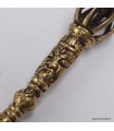 Phurba tibétain authentique Dorjé 11 cm en laiton – Népal