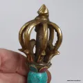 Vajra dorjé tibétain 8 branches pour pratique rituelle 15 cm - Dordjé, double dorjé (sans cloche)
