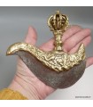 Kartika tibétain drigug 8 branches – métal & laiton sculpté