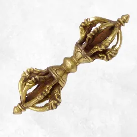 Dorjé couronne 8 branches, vajra puissant pour rituel - Dordjé, double dorjé (sans cloche)
