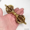 Dorjé couronne 8 branches, vajra puissant pour rituel - Dordjé, double dorjé (sans cloche)