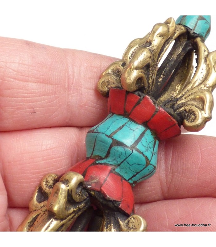 Dorjé tibétain pour renforcer la concentration, format poche