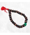 Bracelet porte bonheur mala tibétain os de buffle sculpté à petit prix