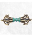 Vajra tibétain 16 cm – Dorjé 8 branches artisanal du Népal