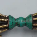 Vajra couronne dorjé bouddhiste puissant 16 cm - Dordjé, double dorjé (sans cloche)