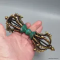 Vajra couronne dorjé bouddhiste puissant 16 cm - Dordjé, double dorjé (sans cloche)