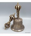 Cloche tibétaine en bronze haute qualité – Artisanat du Népal