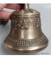 Cloche tibétaine en bronze haute qualité – Artisanat du Népal