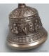 Cloche rituelle bouddhiste en bronze 16 cm – Fabrication artisanale Népal