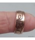 Bague bouddhiste en cuivre Mantra de Chenrezi T 55 à 60