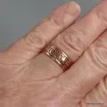 Bague bouddhiste en cuivre Mantra de Chenrezi T 55 à 60 - Bagues tibétaines bouddhistes