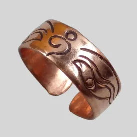 Bague bouddhiste Yeux du bouddha cuivre taille 52 à 55 - Bagues tibétaines bouddhistes