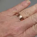 Bague bouddhiste Yeux du bouddha cuivre taille 52 à 55 - Bagues tibétaines bouddhistes