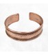 Bracelet en cuivre martelé, fabrication artisanale Népal