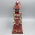 Moulin à prières de table 22,5 cm, bois et cuivre - Moulins à Prières tibétains