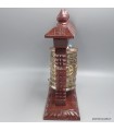 Grand moulin à prières tibétain cuivre 22,5 cm – Artisanat du Népal