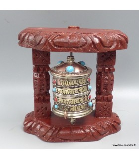 moulin a priere bois