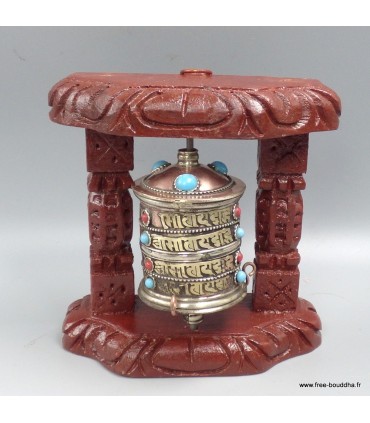 moulin a priere bois