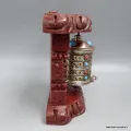 Moulin à prières 4 lignes de mantras bois clair 13 cm - Moulins à Prières tibétains