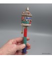 Moulin à prières 20 cm multicolore – Roue de prières Népal
