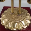 Dorjé tibétain pour offrande aux lamas, sur socle - Dordjé, double dorjé (sans cloche)