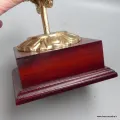 Dorjé tibétain pour offrande aux lamas, sur socle - Dordjé, double dorjé (sans cloche)