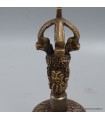 Cloche tibétaine authentique en bronze 11,5 cm - Népal