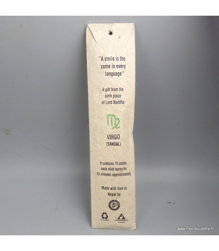 Encens Vierge Bois de santal 100 % naturel – Encens tibétain du Népal