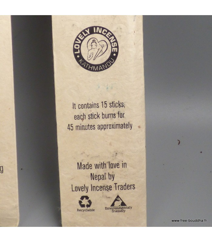 Encens Balance Bergamote 100 % naturel – Encens tibétain du Népal