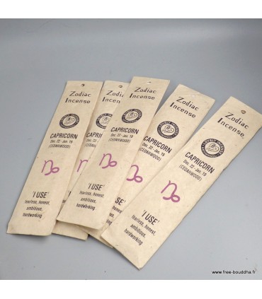 Encens Capricorne Bois de cèdre 100 % naturel – Encens tibétain Népal