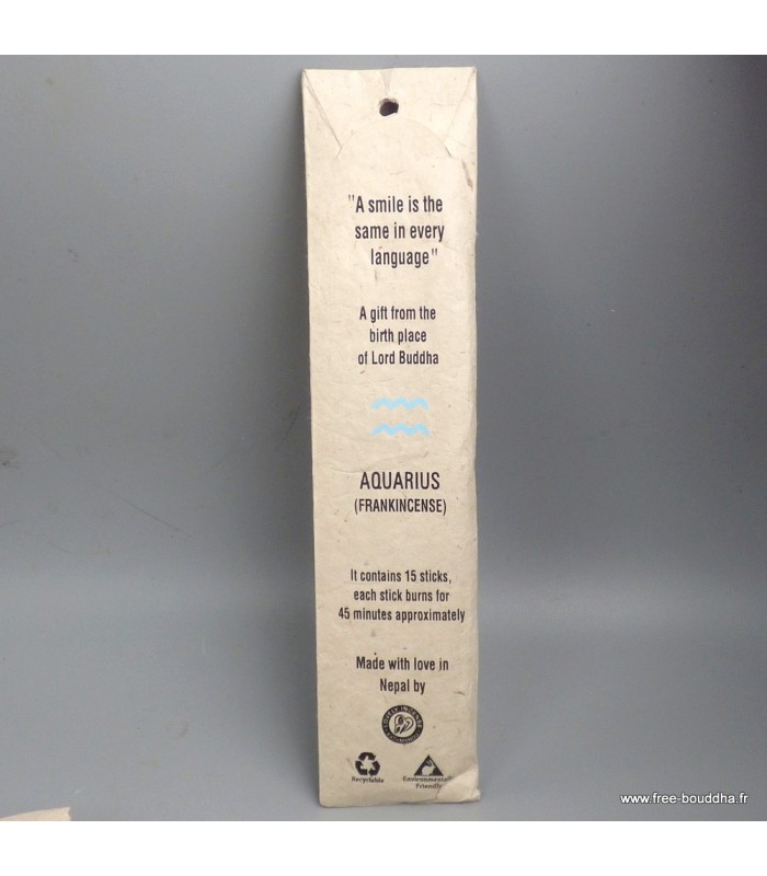 Encens Verseau Frankincense 100 % naturel – Encens tibétain du Népal