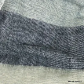 Châle népalais yack wool dégradé de gris - Népal - Châles laine de yak