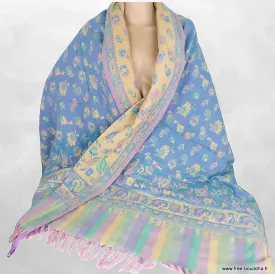 Châle très chaud et épais, yak wool, 100 x 200 cm - Châle de méditation 100 x 200 cm