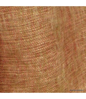 Écharpe rouge moutarde en laine de yack 30×150 cm – Tissage du Népal