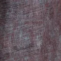 Echarpe laine de yack marron fond bleu 30 x 150 cm - Echarpes Laine Homme Femme