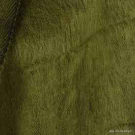 Echarpe en laine de yack faite au Népal olive et noire - Echarpes Laine Homme Femme