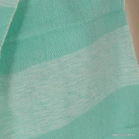 Echarpe en laine de yack faite au Népal vert lagon - Echarpes Laine Homme Femme
