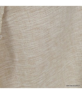 Écharpe en laine de yack – Beige naturel – Népal