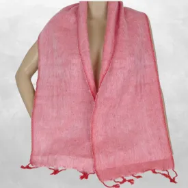 Echarpe femme laine de yak rose tendre - Echarpes Laine Homme Femme