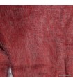 Écharpe laine de yack rouge rouille – Népal, 140 x 30 cm
