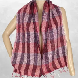 Echarpe en yak homme femme style écossais - Echarpes Laine Homme Femme