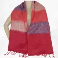 Echarpe bordeau prune yak wool 140 x 30 cm - Echarpes Laine Homme Femme