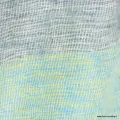 Echarpe d'hiver vert clair bleu écru, yak wool - Echarpes Laine Homme Femme