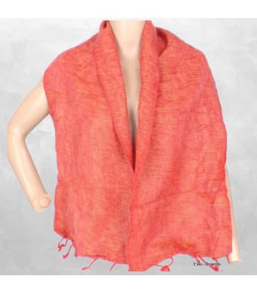 Écharpe en laine de yak, chaude et artisanale du Népal.