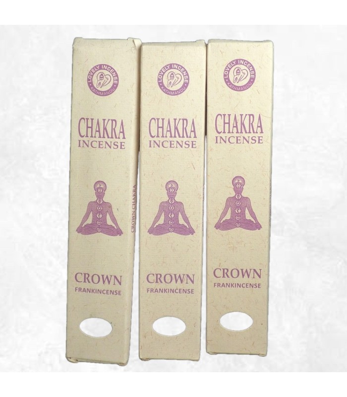 Encens chakra Couronne Frankincense – Encens tibétain artisanal