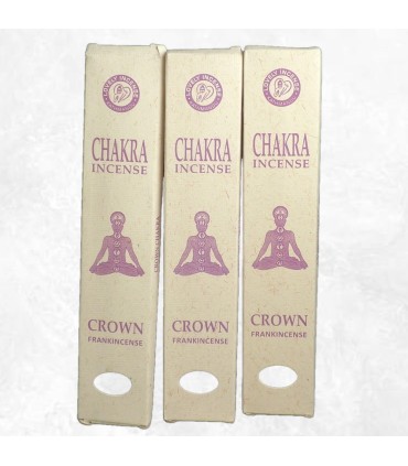 Encens chakra Couronne Frankincense – Encens tibétain artisanal