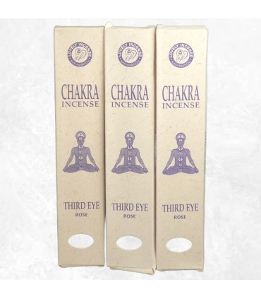 Encens tibétain rose 3ᵉ Œil – Fait main au Népal, bio et naturel