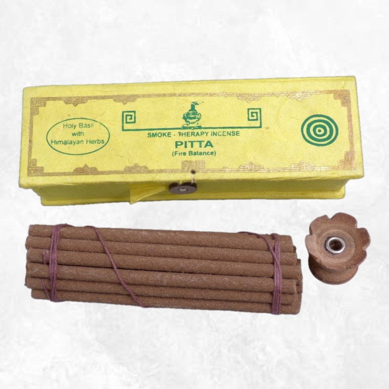 Encens Pitta – Herbes de l’Himalaya – Encens tibétain apaisant (30 bâtons)