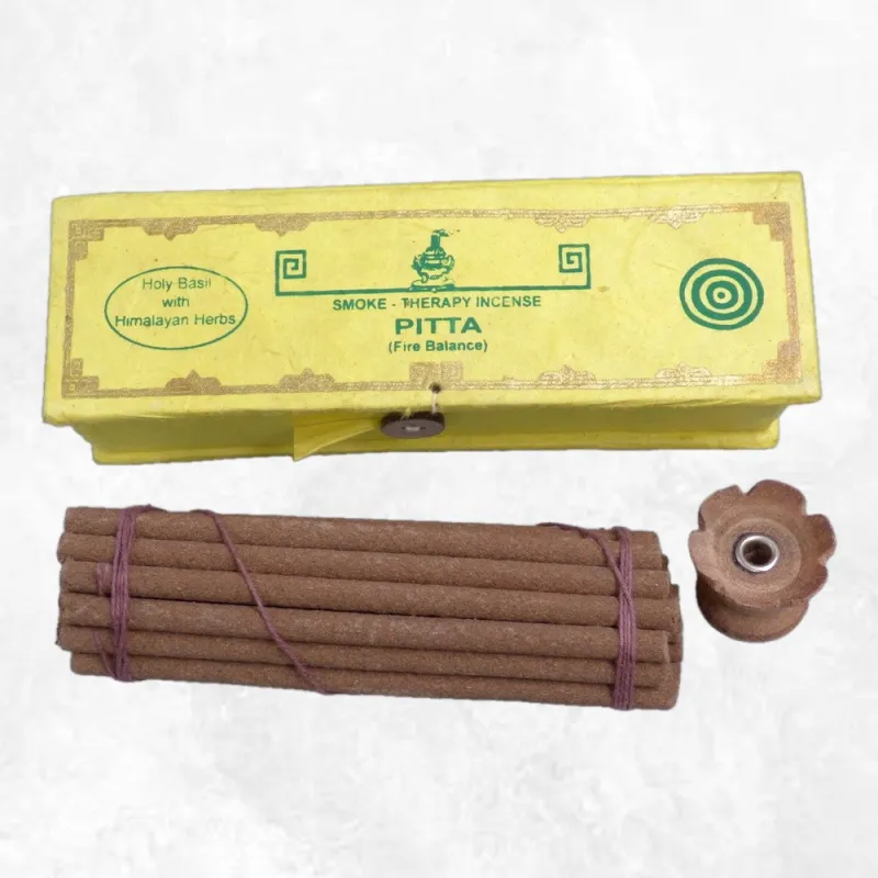 Encens Pitta, note Herbes de l'Himalaya , 30 bâtons, Népal - Encens tibétains, accessoires